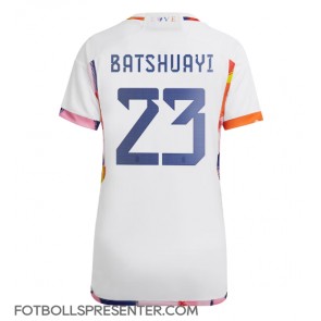 Belgien Michy Batshuayi #23 Borta Matchtröja Dam VM 2022 Kortärmad